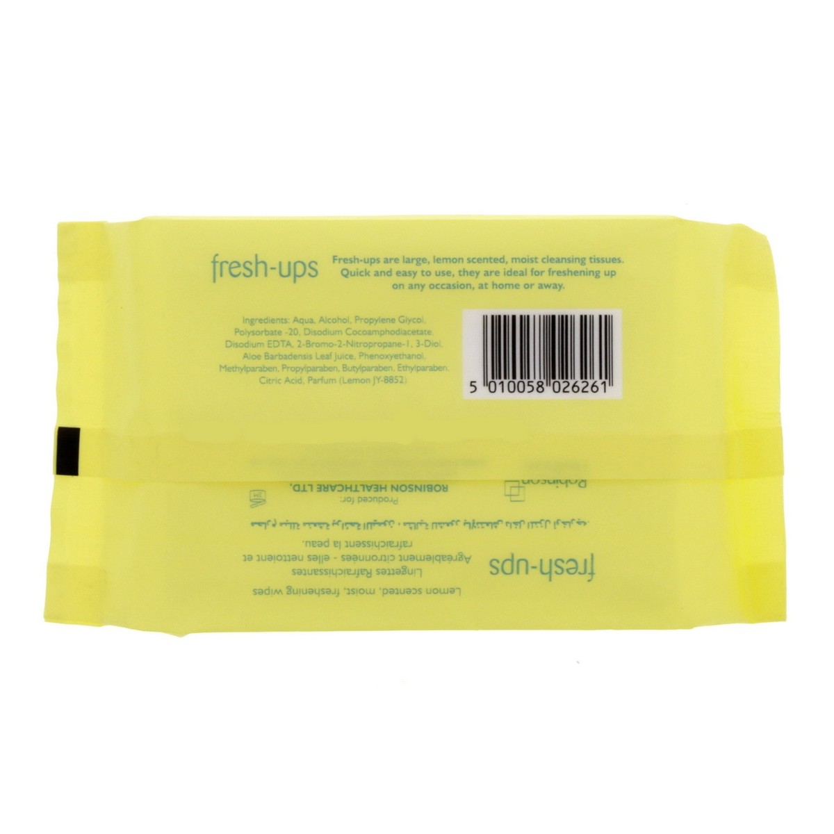 Robinson Fresh-Ups Citrus Lemon 20 Wipes 